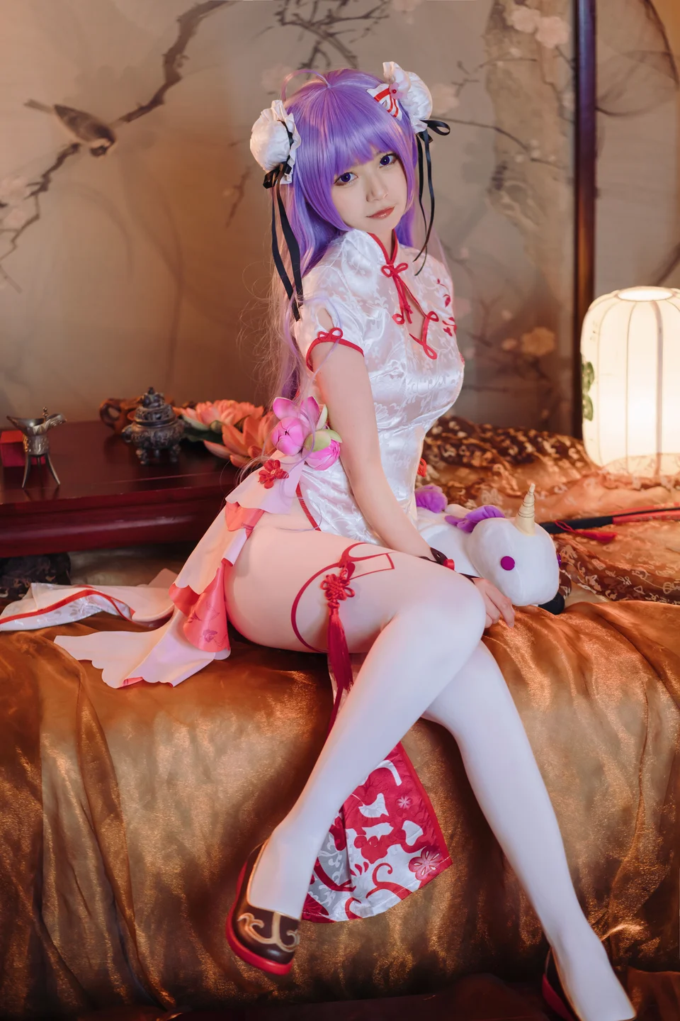 猫大人 - 碧蓝航线 独角兽 旗袍 [22P-348MB] tg@simisebaisi 【丝足阁】007.webp